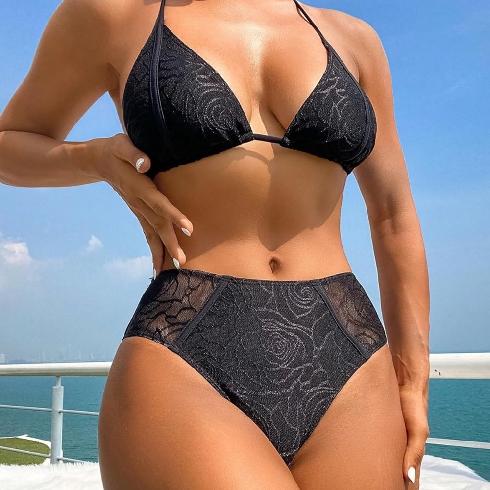 NEW BLACK BIKINI SZ. M